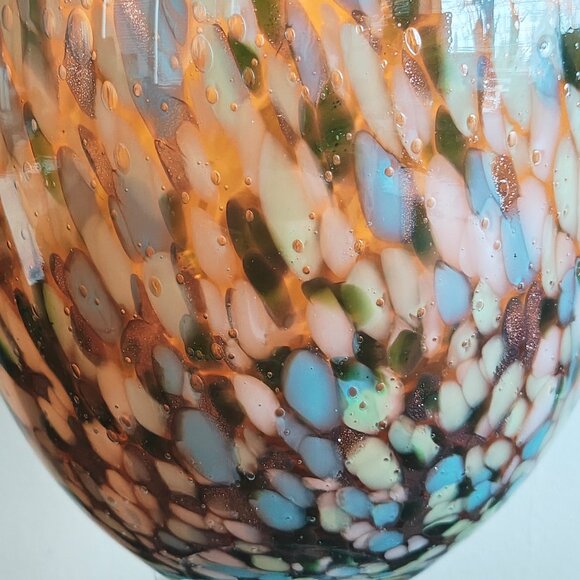 Vintage Hand-blown Murano-style Art Glass Vase - Picture 8 of 10